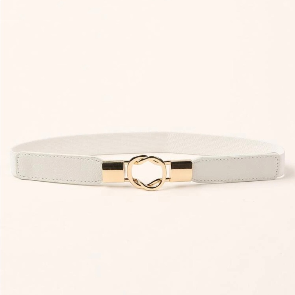 White•Stretch•Gold Clasp